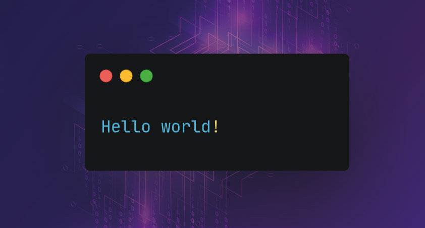 Hello world cover